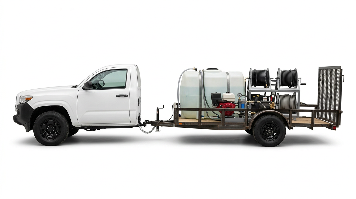 Pressure Washing Trailer